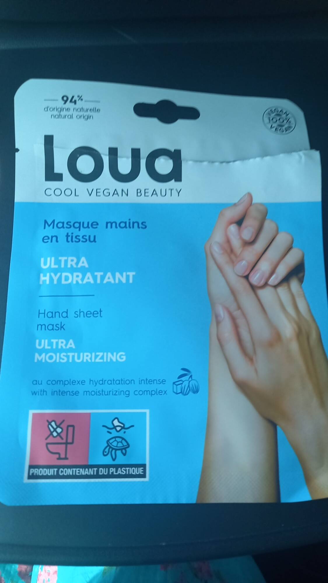 LOUA - Masque mains en tissu ultra hydratant