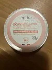 ENDRO - Mangue pêche - Déodorant baume 48h peaux sensibles