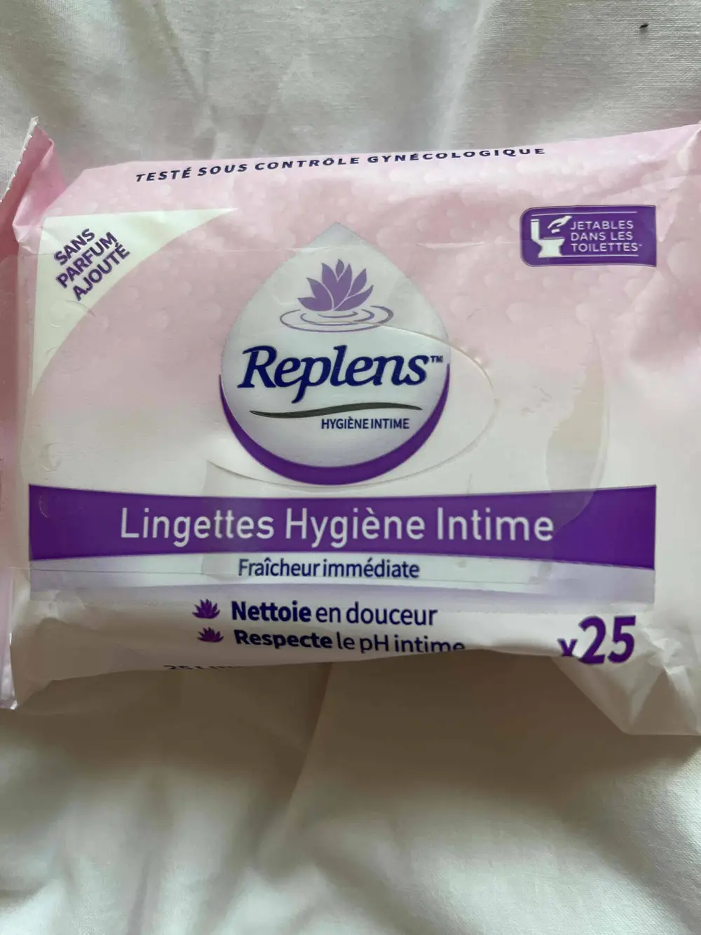 REPLENS - Lingettes hygiène intime