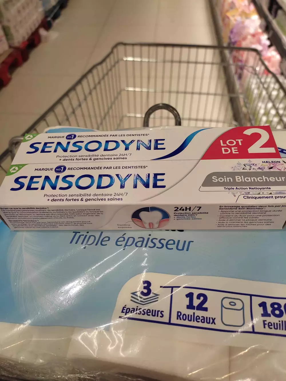 SENSODYNE - Dentifrice soin blancheur 