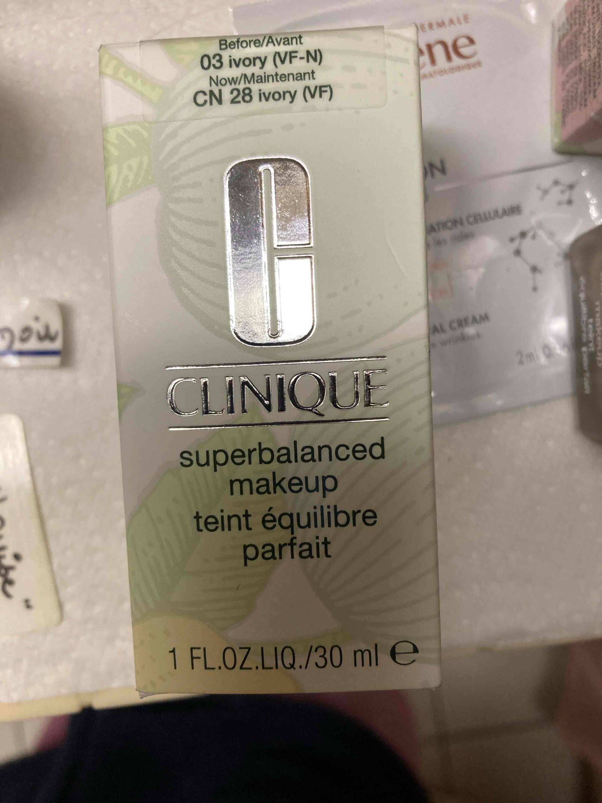 CLINIQUE - Teint équilibre parfait 03 ivory