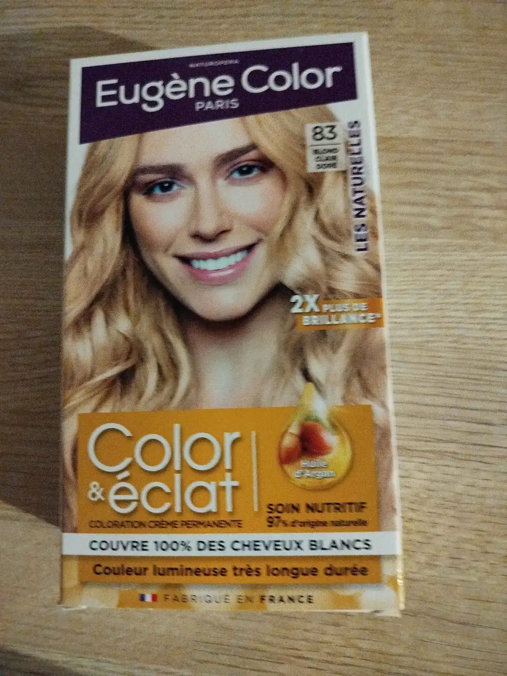 EUGÈNE COLOR - Color & éclat - Coloration crème permanente 83 blonde claire