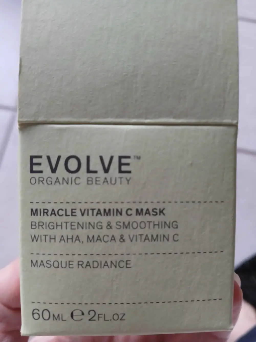 EVOLVE - Miracle vitamin C - Masque radiance