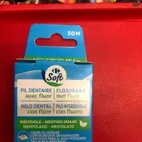 CARREFOUR SOFT - Fil dentaire avec fluor mentholé
