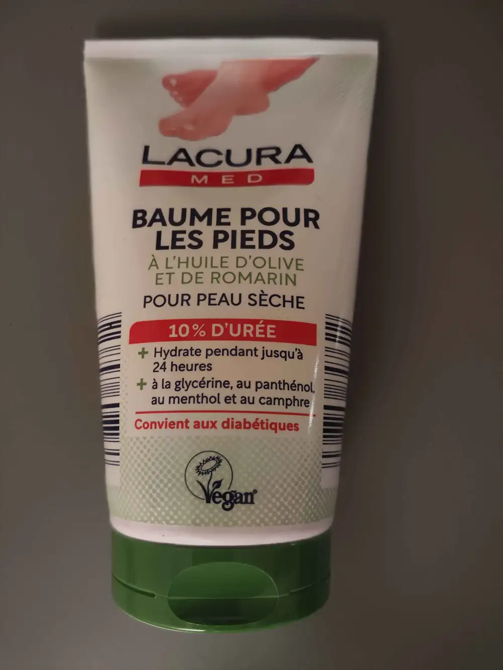 LACURA MED - Baume pour les pieds à l'huile d'olive et de romarin