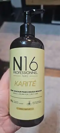 N16 PROFESSIONNEL - Karité - Crème douceur pour cheveux bouclés