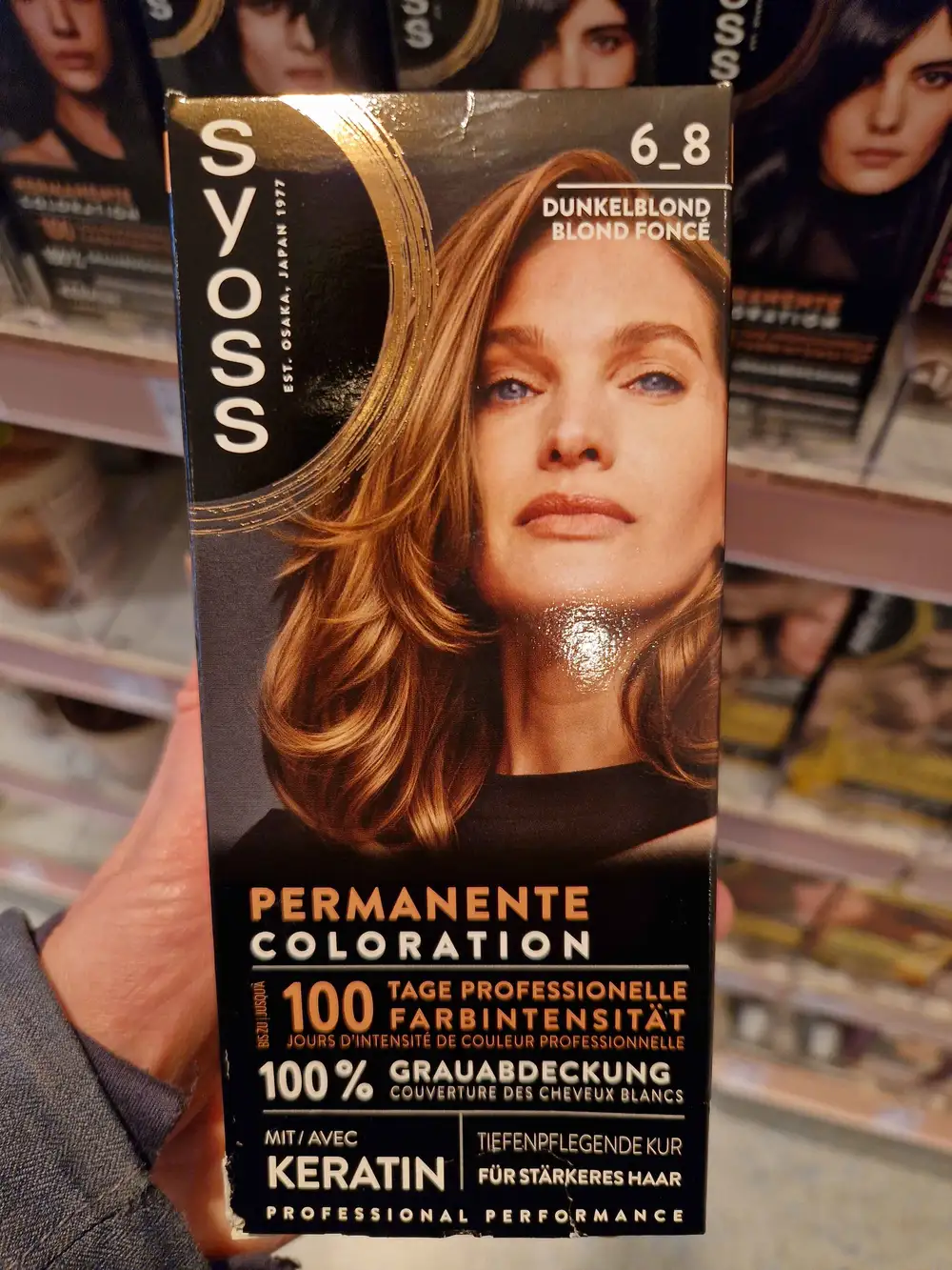 SYOSS - Permanente coloration 6_8 blond foncé