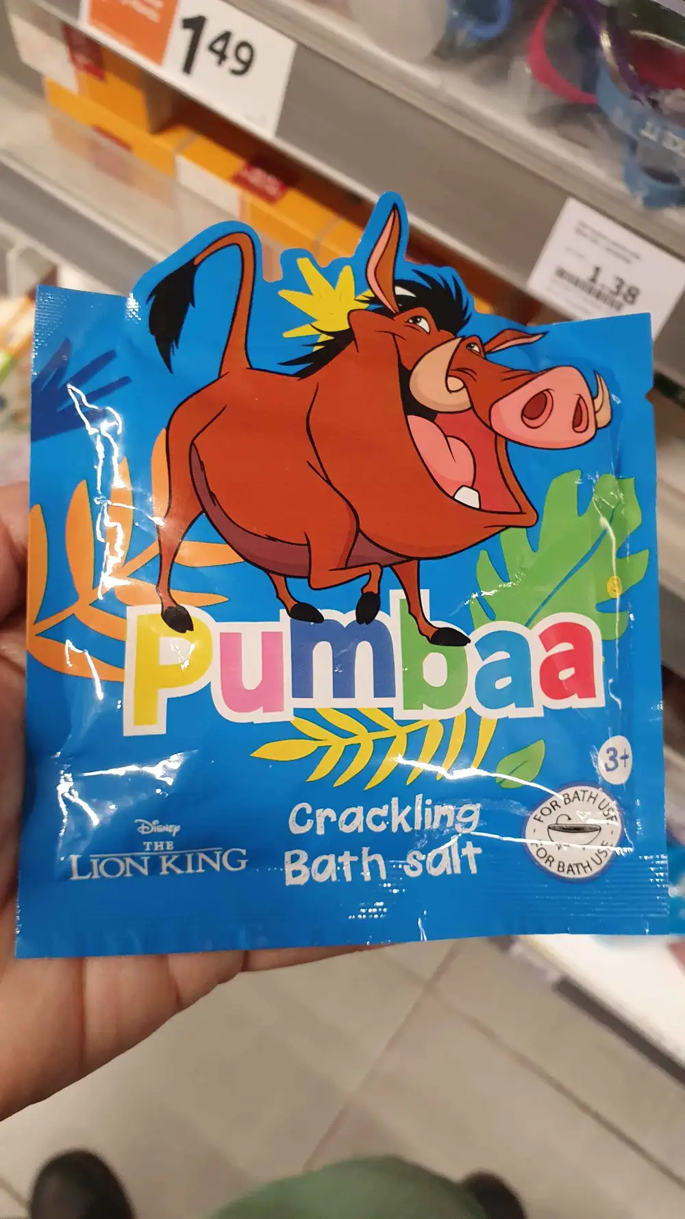 THE LION KING - Pumbaa - Crackling bath salt 