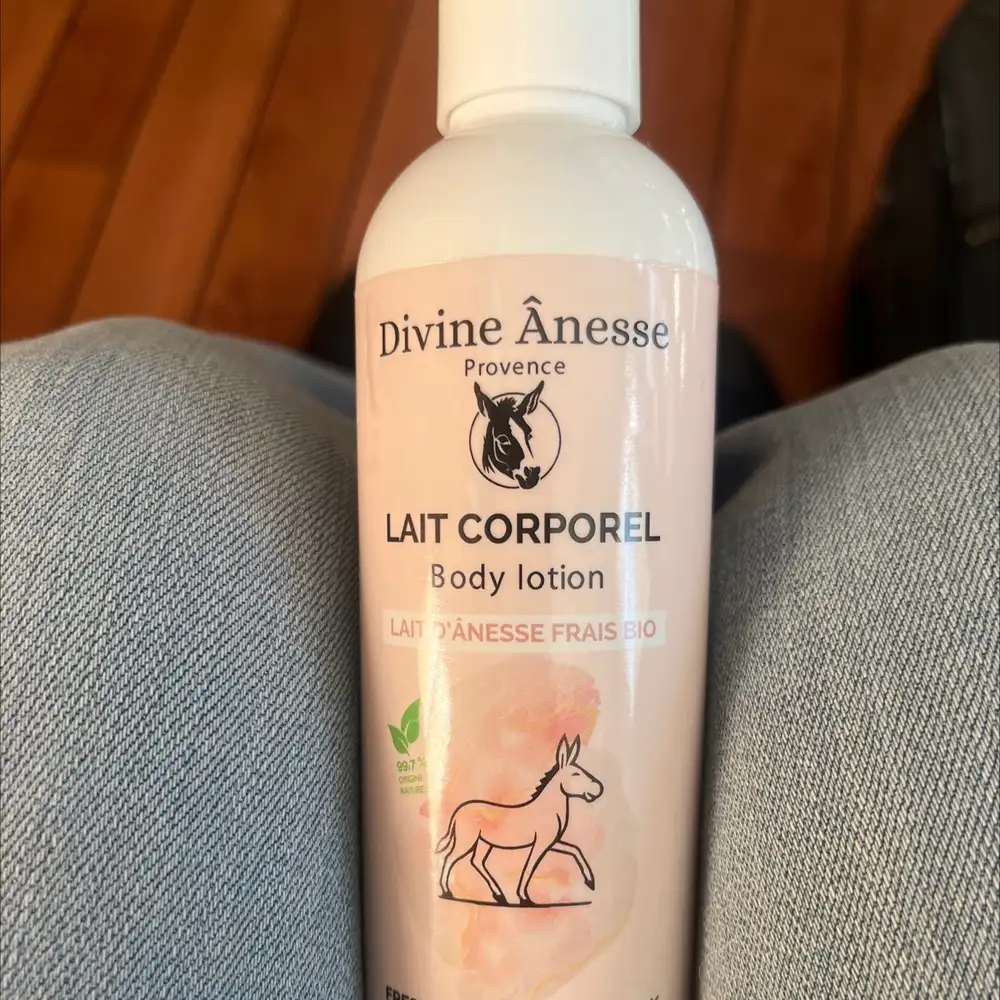 DIVINE ANESSE - Lait d'ânesse frais bio - Lait corporel