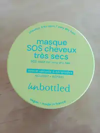 UN BOTTLED - Masque sos cheveux très secs