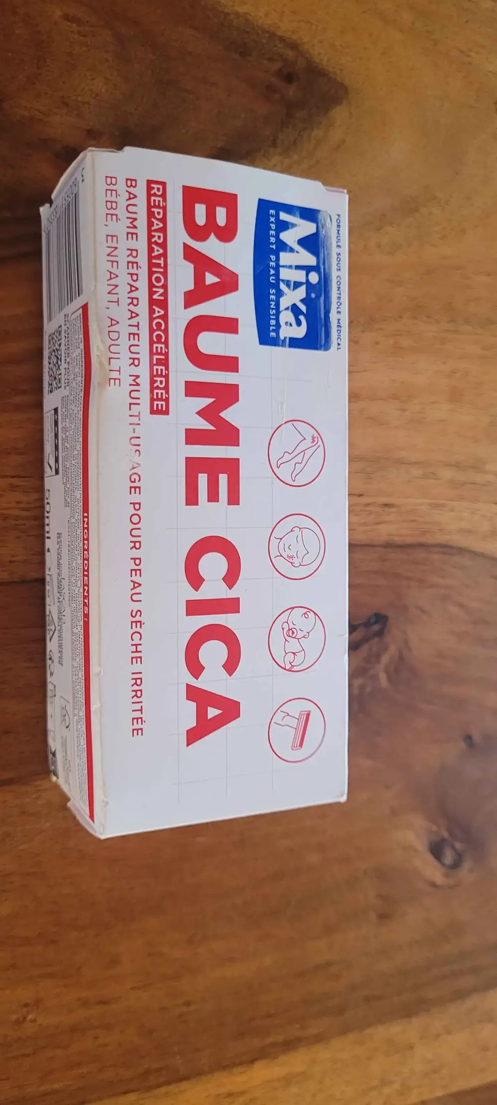 MIXA - Baume cica pour bébé, enfant et adulte
