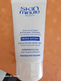 SKIN MINUTE - Triple action - Gomme corps exfoliant intense