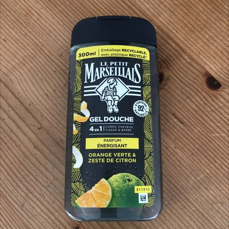 LE PETIT MARSEILLAIS - Gel douche 4 en 1 parfum énergisant