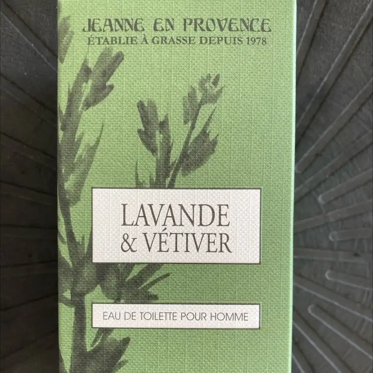 JEANNE DE PROVENCE - Lavande et vétiver - Eau de toilette pour homme