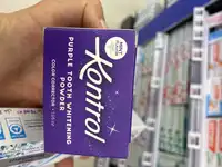 KONTROL - Purple tooth whitening powder mint flavor