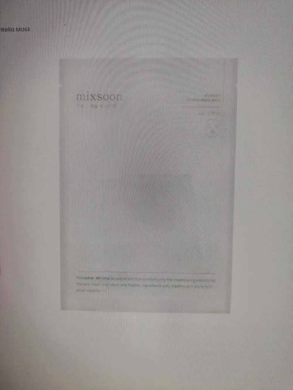 MIXSOON - Centella mask