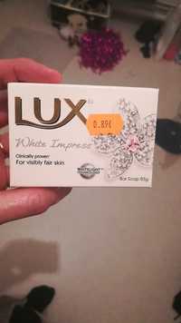 LUX - White impress  - Bar soap