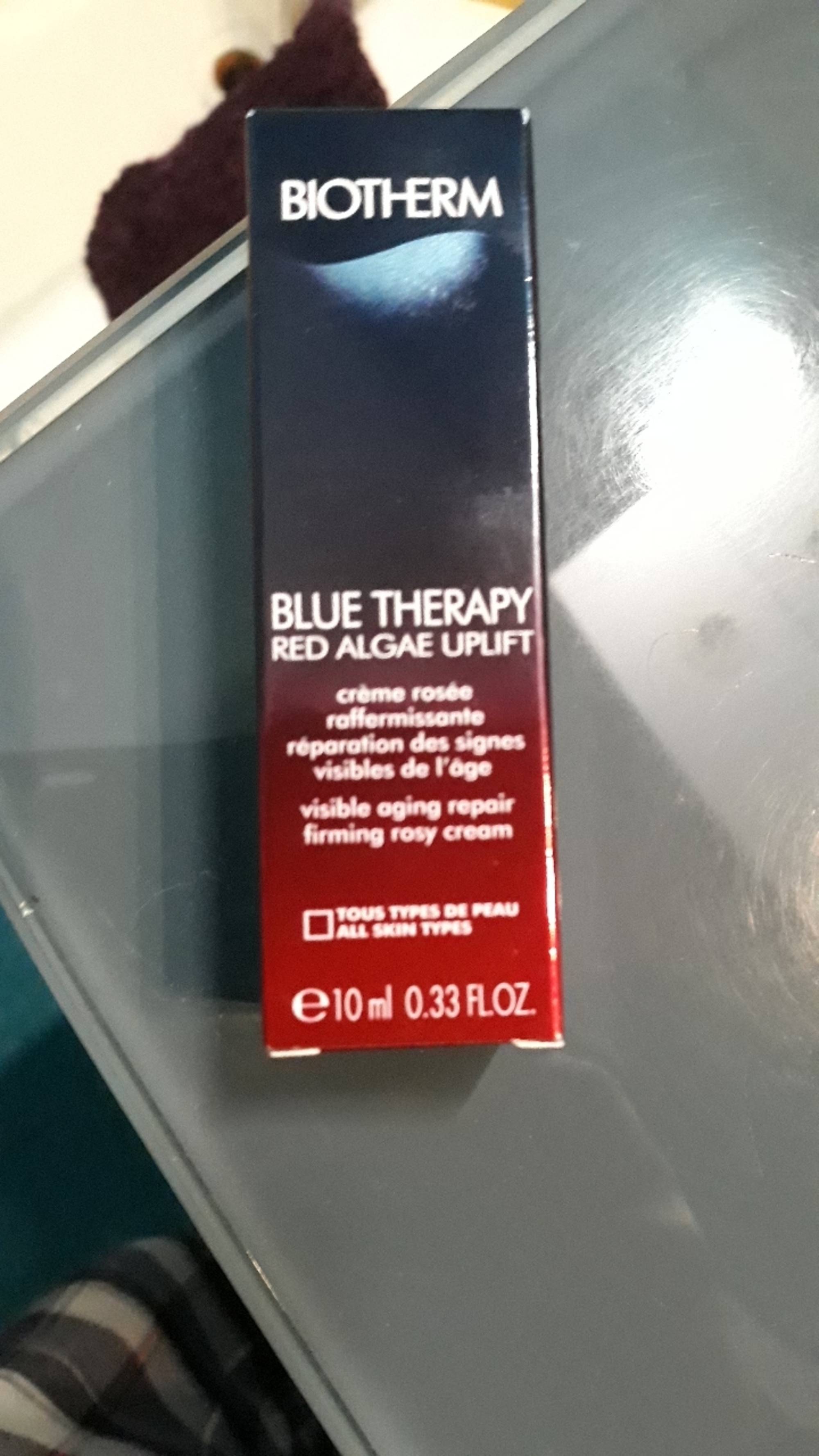 BIOTHERM - Blue therapy red algae uplift - Crème rosée raffermissante