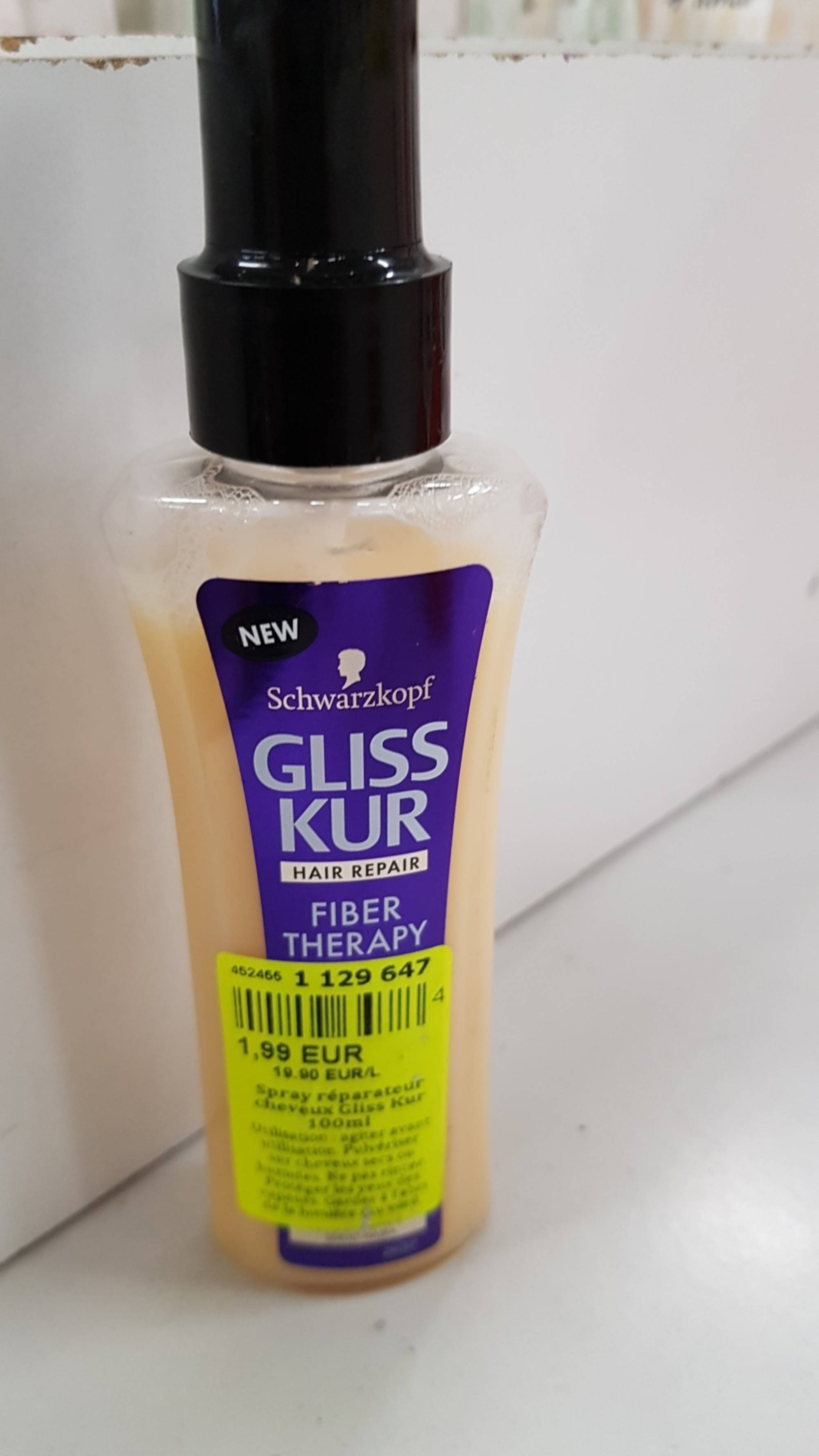 SCHWARZKOPF - Gliss kur hair repair - Fiber therapy