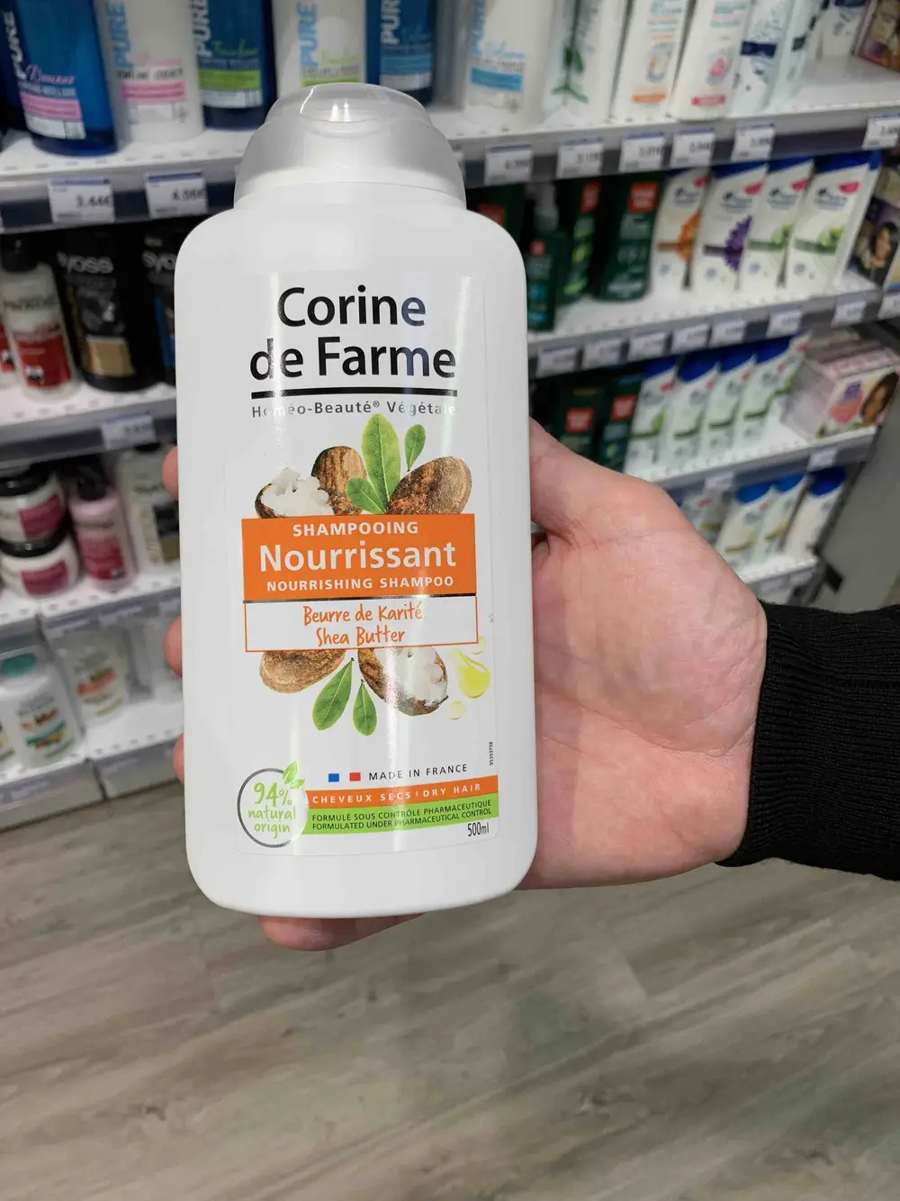 CORINE DE FARME - Beurre de karité - Shampooing nourrissant