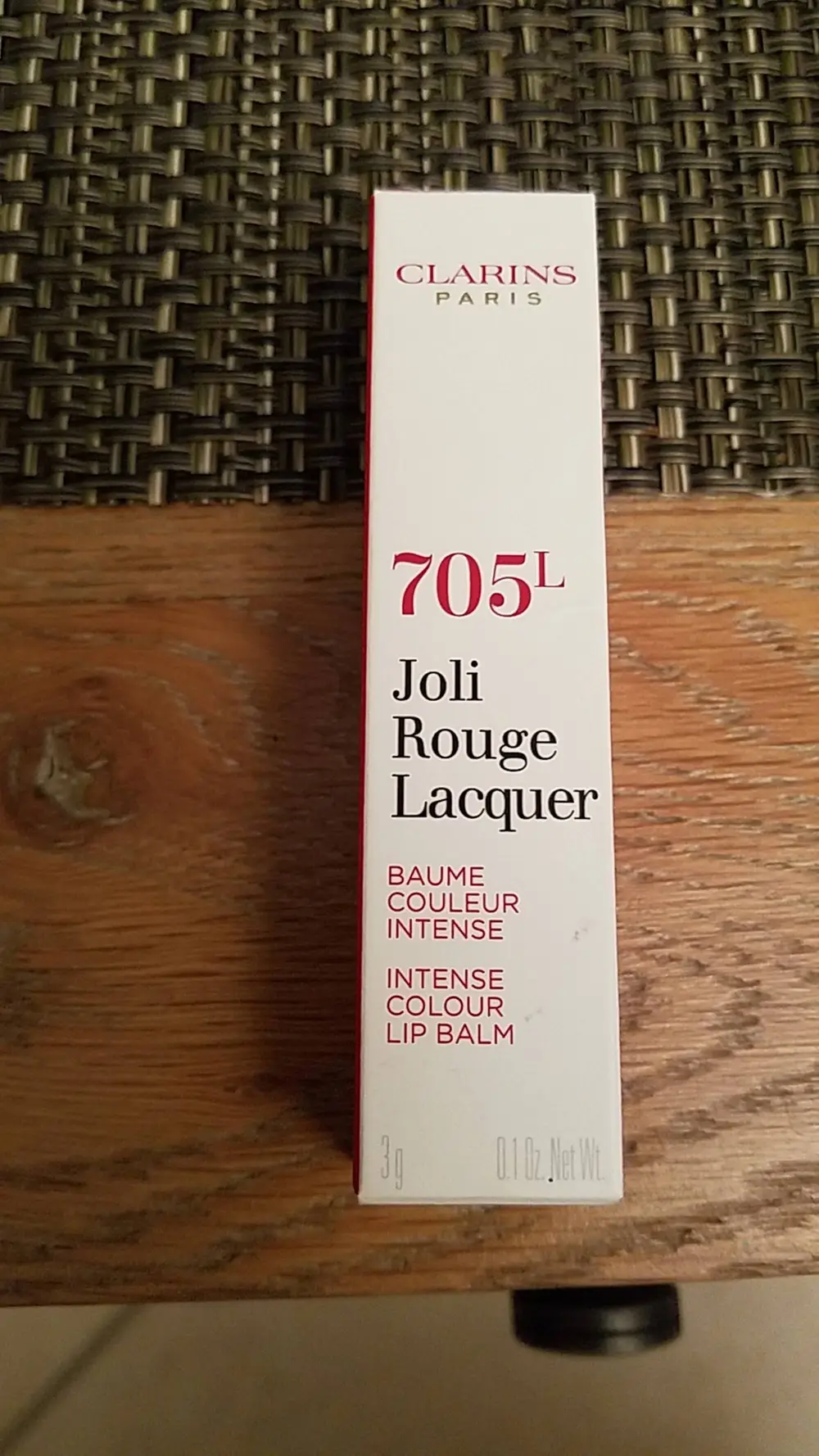 CLARINS - 705L - Joli rouge lacquer - Baume couleur intense