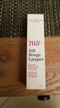 CLARINS - 705L - Joli rouge lacquer - Baume couleur intense