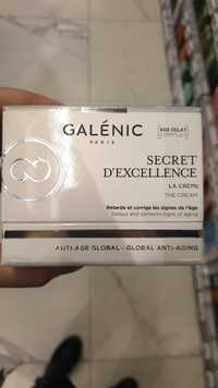 GALÉNIC - Secret d'excellence - La crème