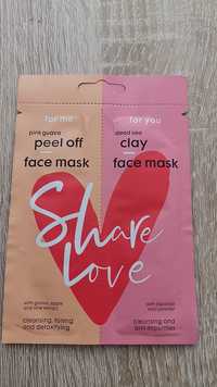 HEMA - Share love - Face mask peel off & clay