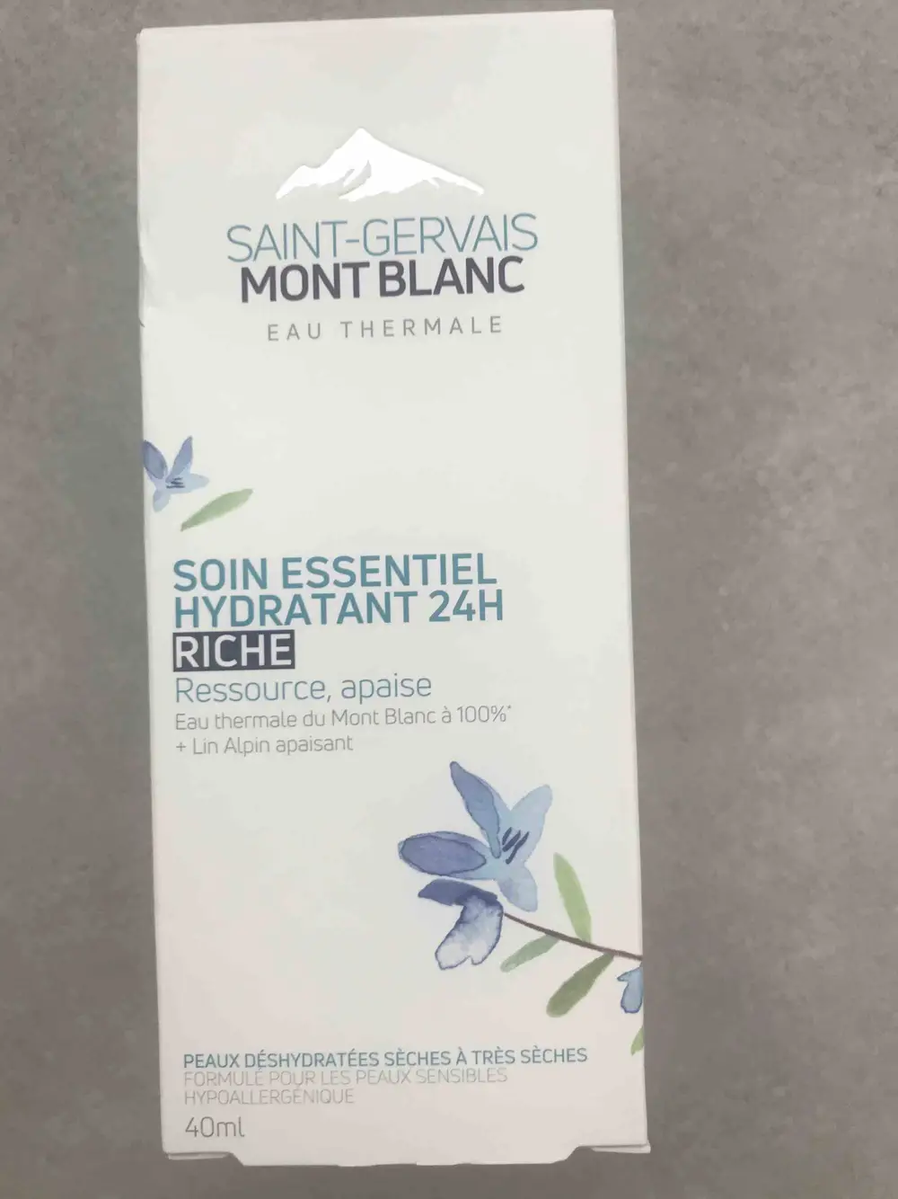 SAINT-GERVAIS MONT BLANC - Soin essentiel hydratant 24h riche