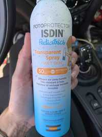 ISDIN - Pediatrics - Transparent spray 50 SPF