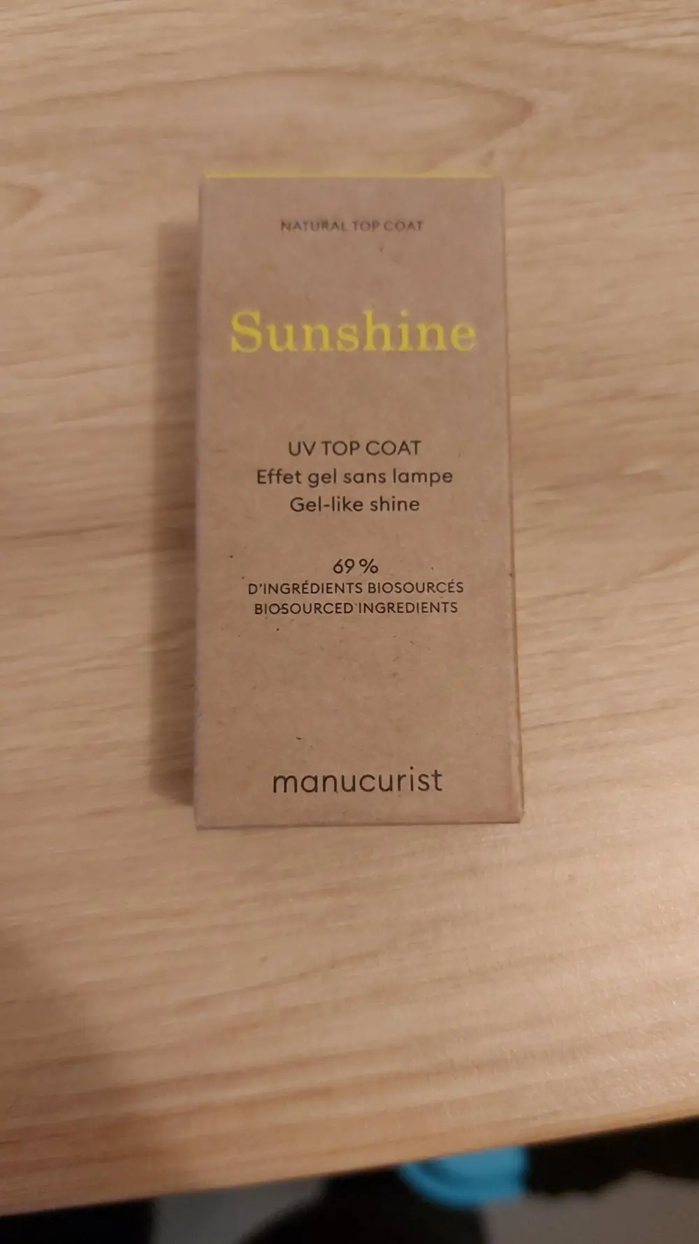 MANUCURIST - Sunshine - Vernis natural top coat