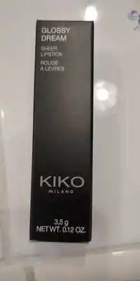 KIKO - Glossy dream - Rouge à lèvres