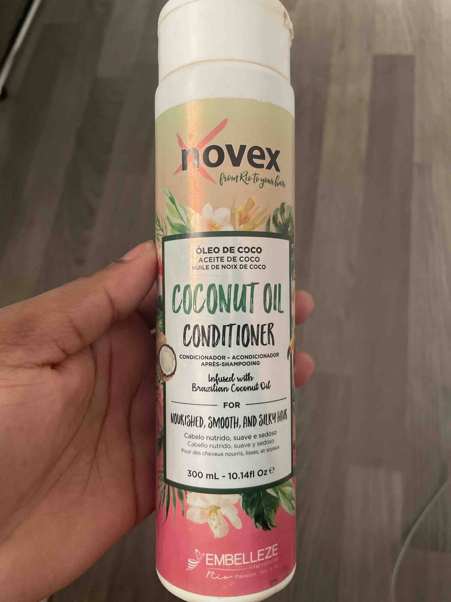 NOVEX - Huile de noix de coco - Après-shampooing