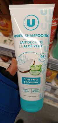 BY U - MAGASINS U - Tous types de cheveux - Après-shampooing 