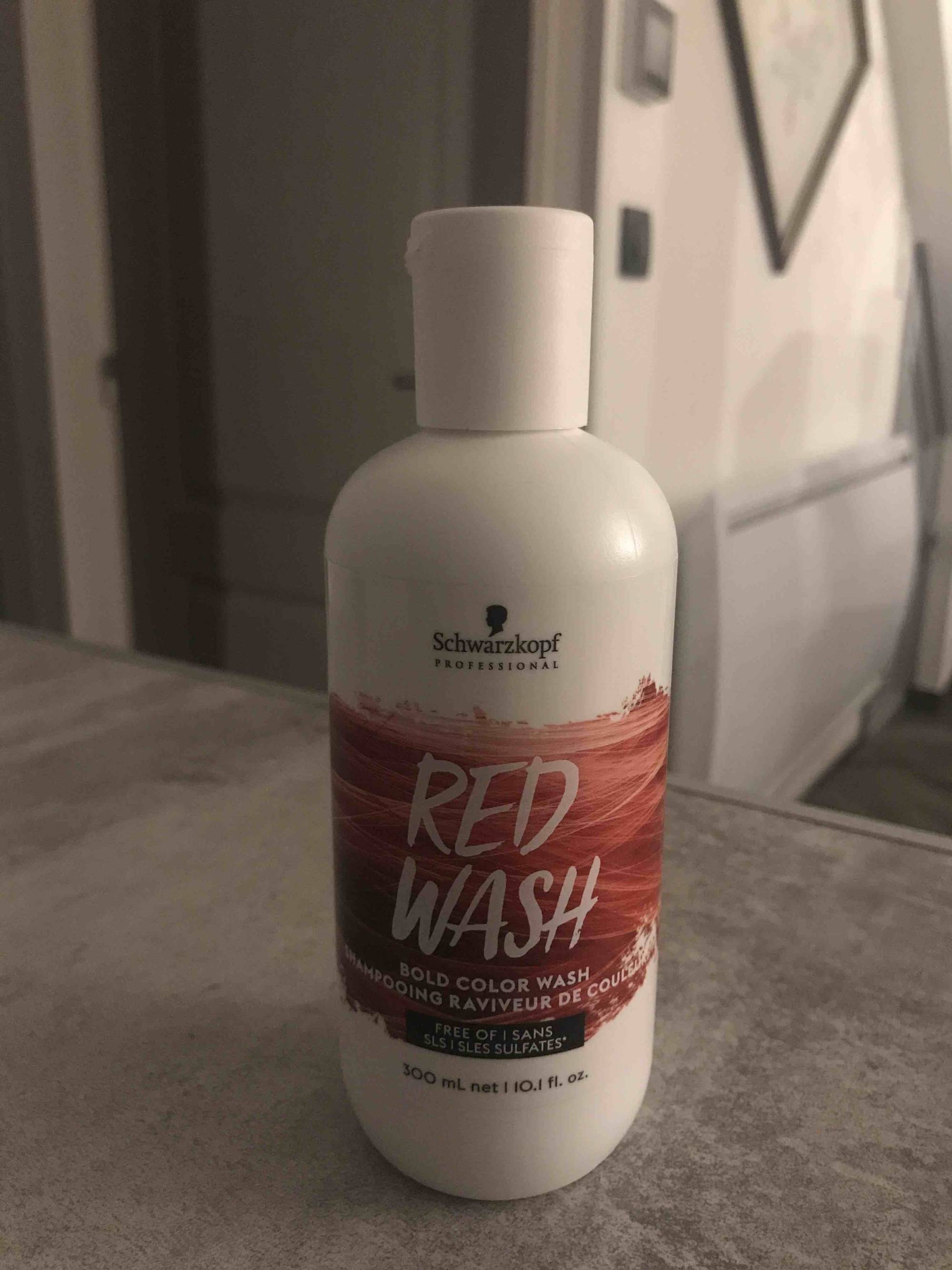 SCHWARZKOPF - Red wash - Shampooing raviveur de couleur