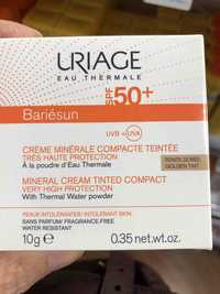 URIAGE - Bariésun - Crème minérale compacte teintée dorée SPF 50