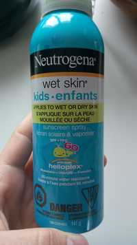 NEUTROGENA - Wet skin kids - Ecran solaire à vaporiser SPF 60