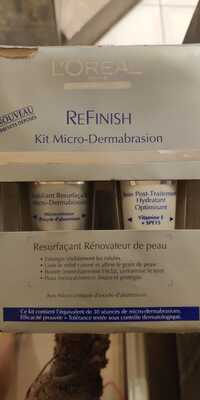 L'ORÉAL PARIS - Refinish - Kit micro-dermabrasion