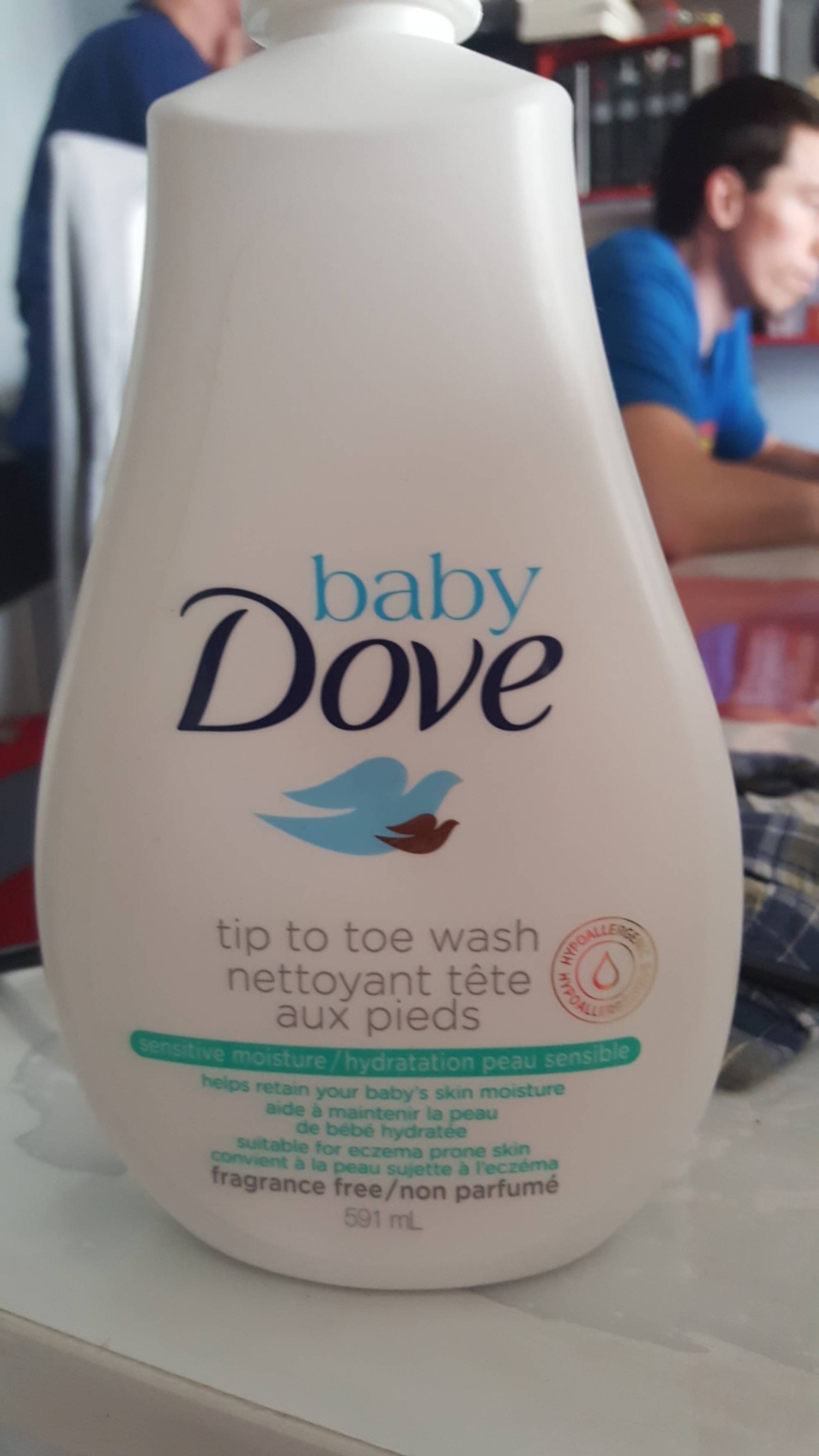 BABY DOVE - Sensitive moisture - Nettoyant tête aux pieds