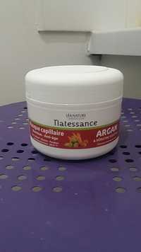 NATESSANCE - Argan & kératine végétale - Masque capillaire