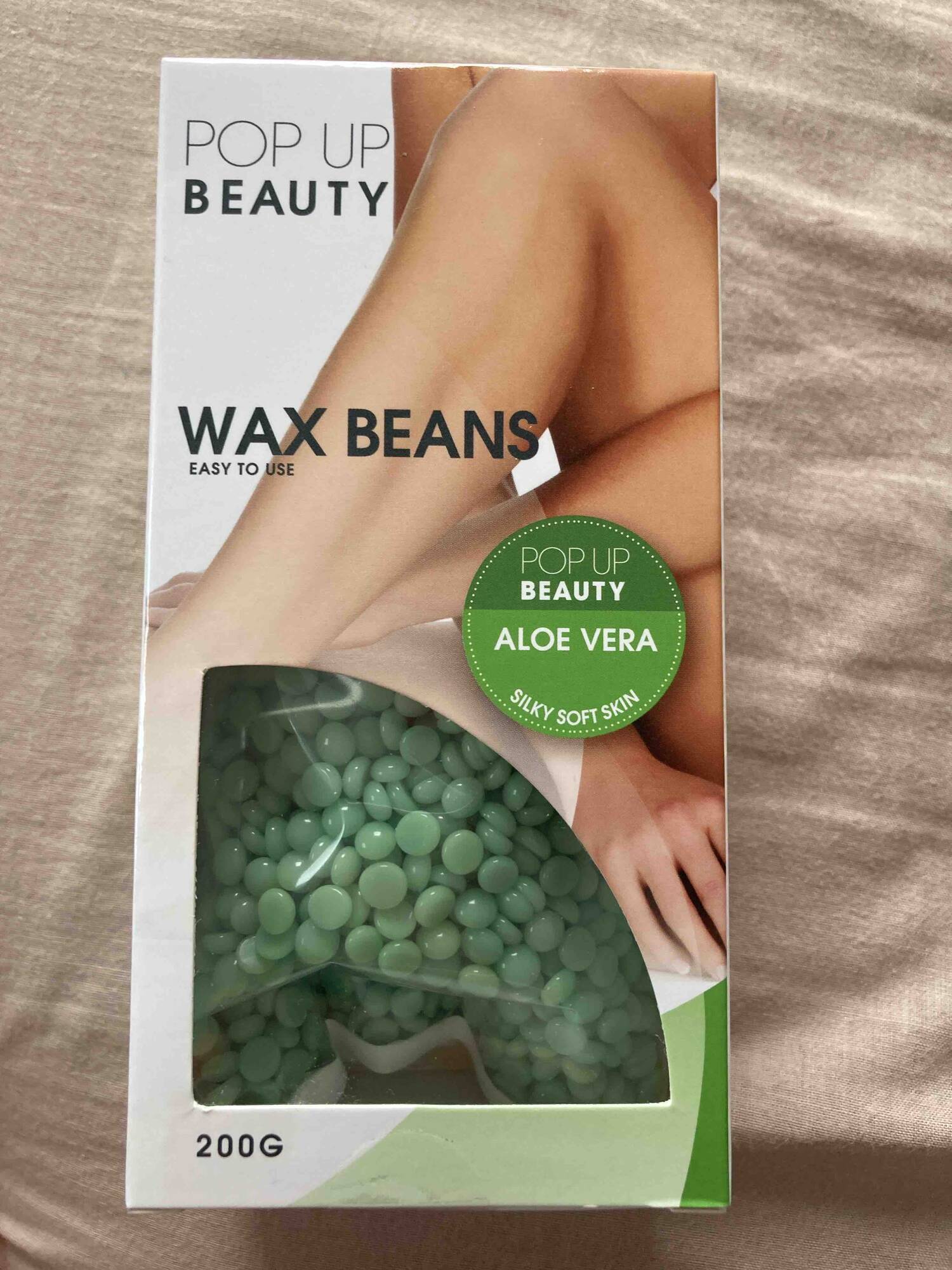 POP UP BEAUTY - Aloe vera - Wax beans easy to use