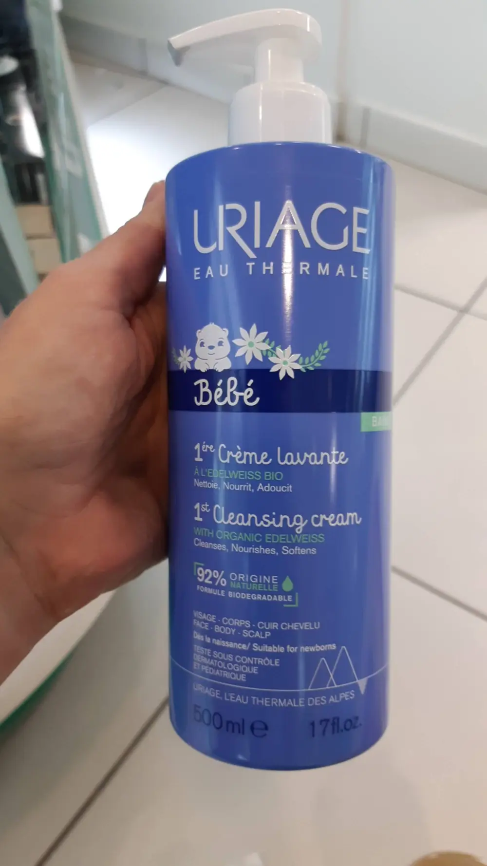 URIAGE - Bébé - 1ère Crème Lavante