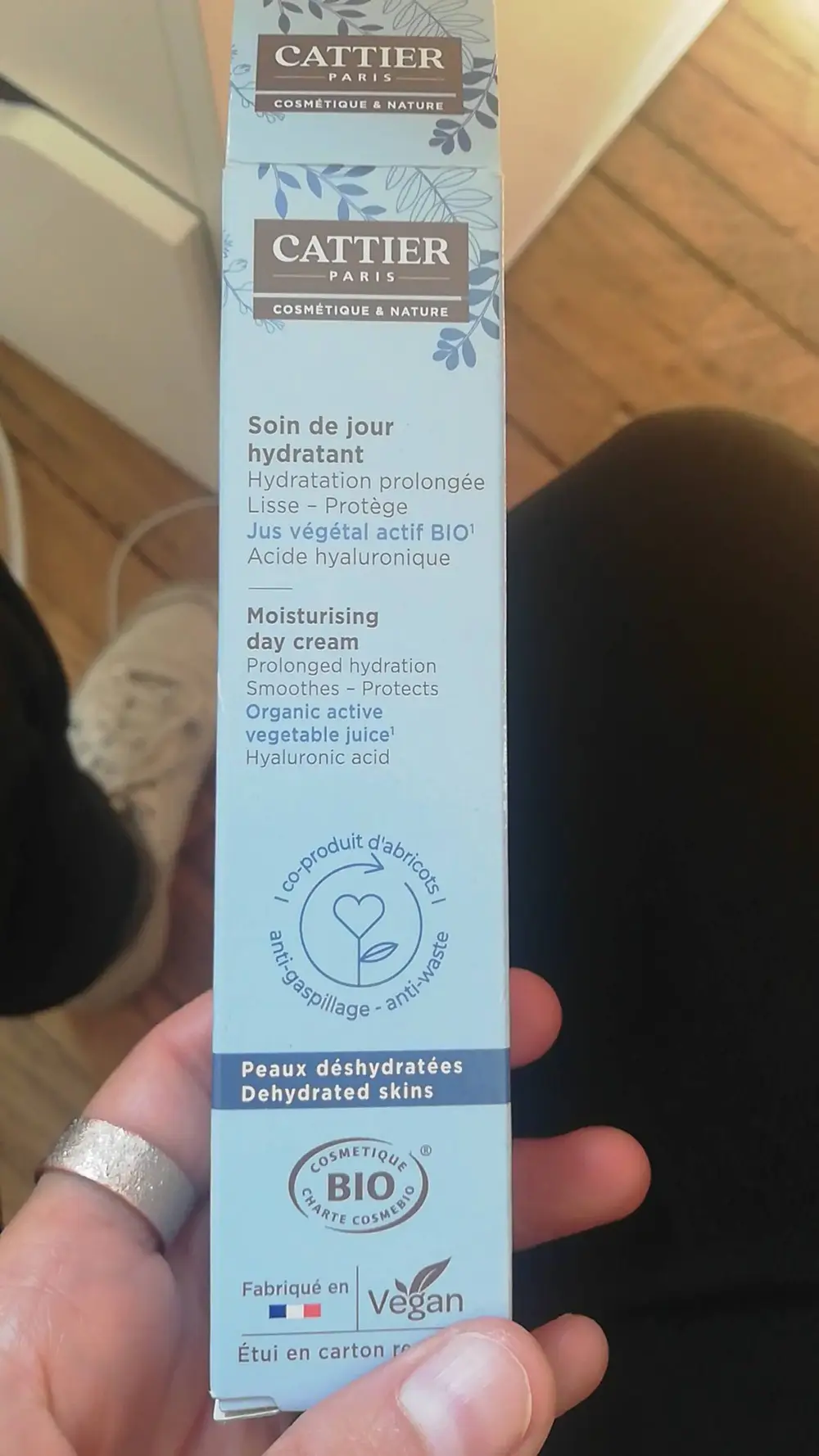 CATTIER - Soin de jour hydratant - Jus végétal actif Bio