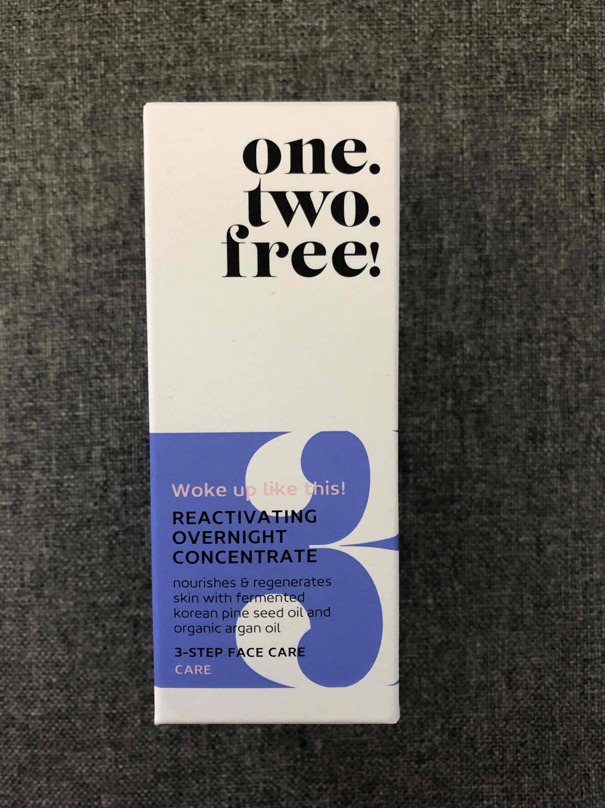 ONE.TWO.FREE! - Reactivating overnight concentrate