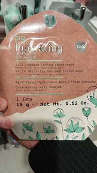 PRIMARK - PS hydrating - Masque tissu 100% coton biologique