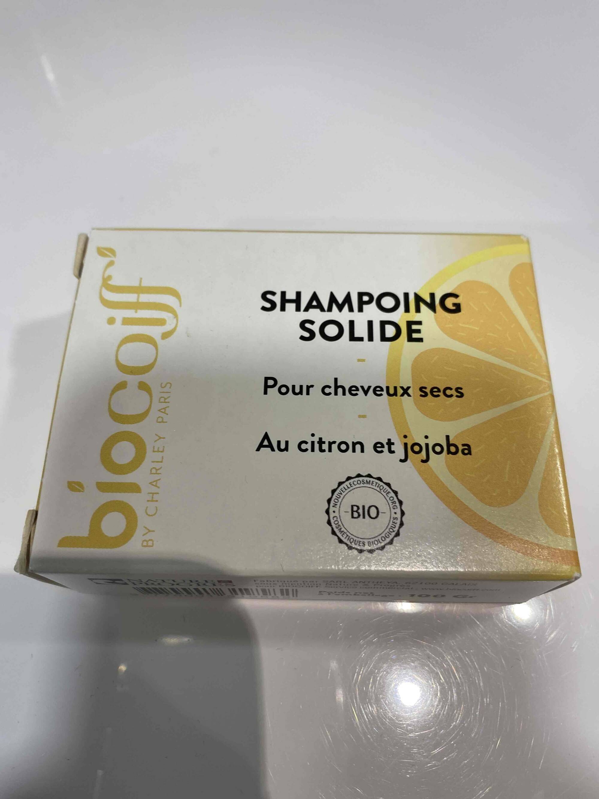 BIOCOIFF - Shampoing solide au citron et jojoba