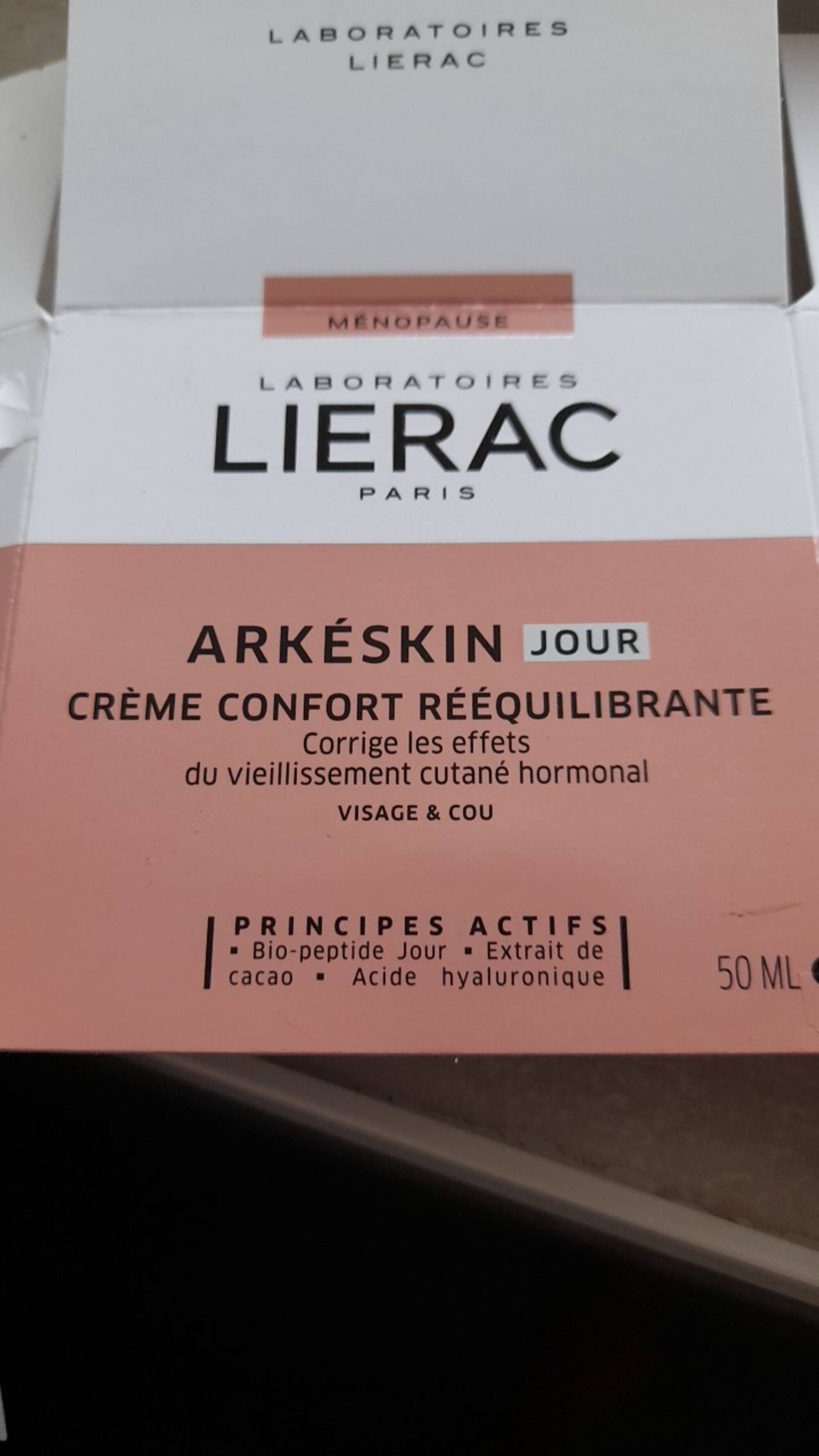 LIÉRAC - Arkéskin jour - Crème confort rééquilibrante