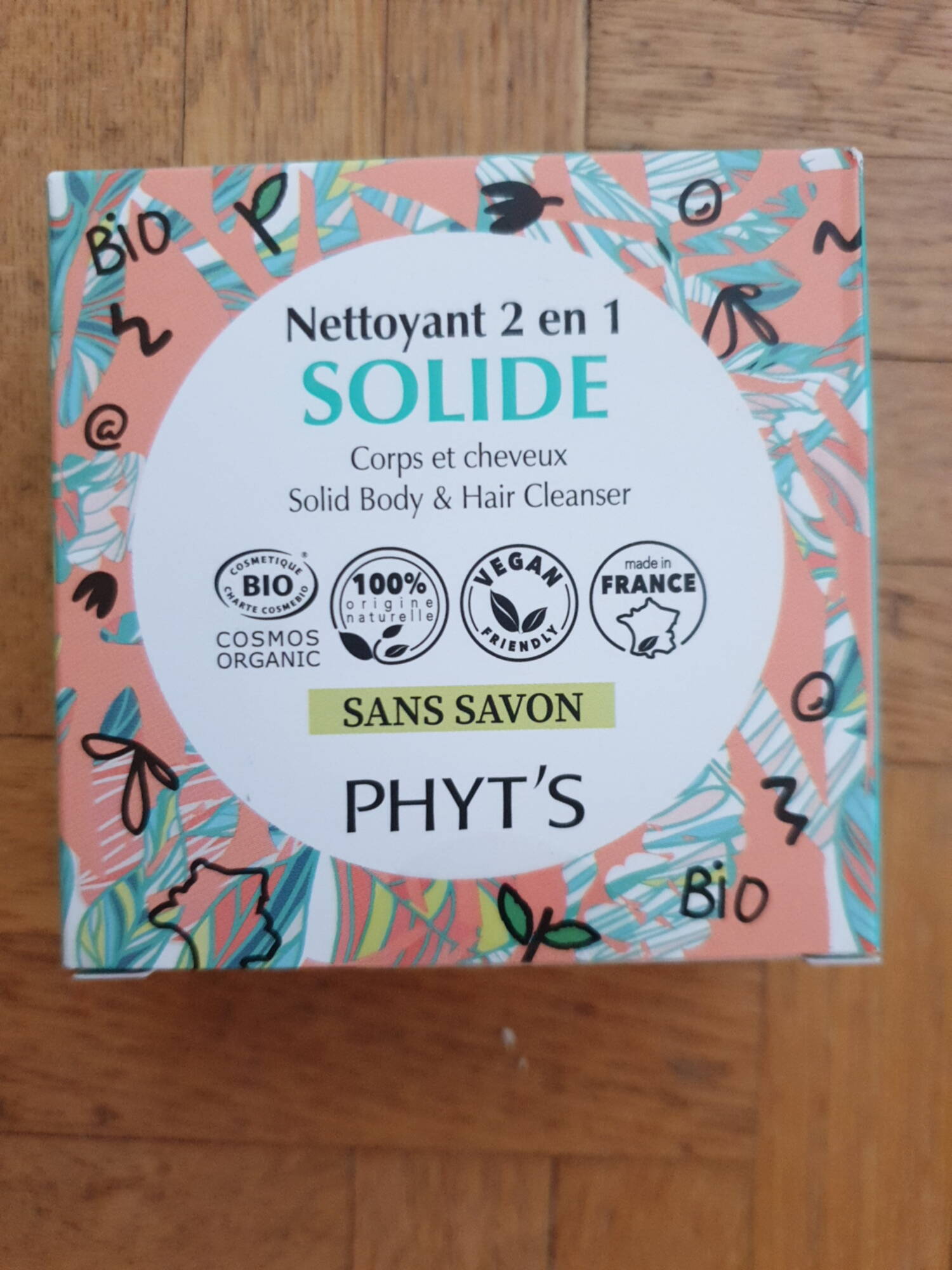 PHYT'S - Nettoyant 2 en 1 solide corps et cheveux