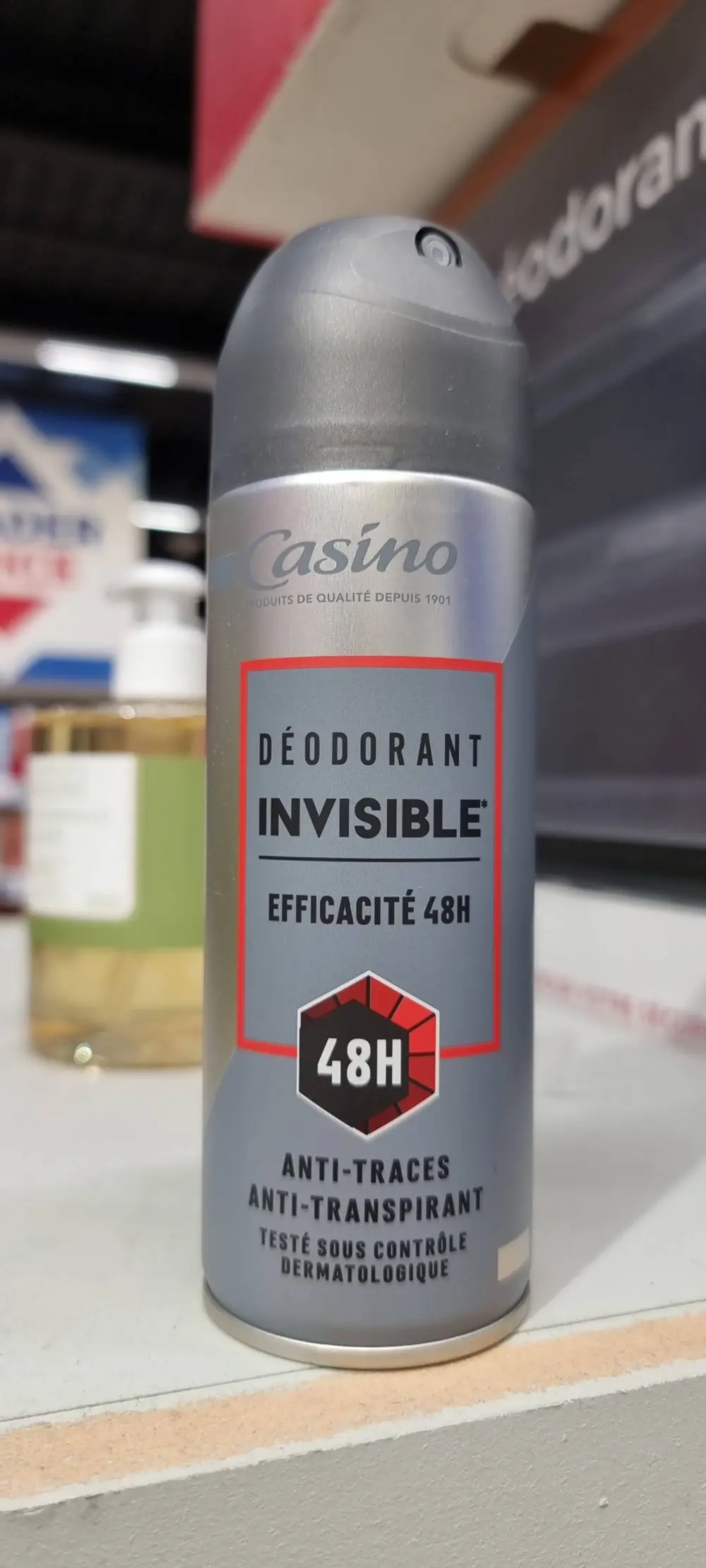 CASINO - Déodorant invisible 48h