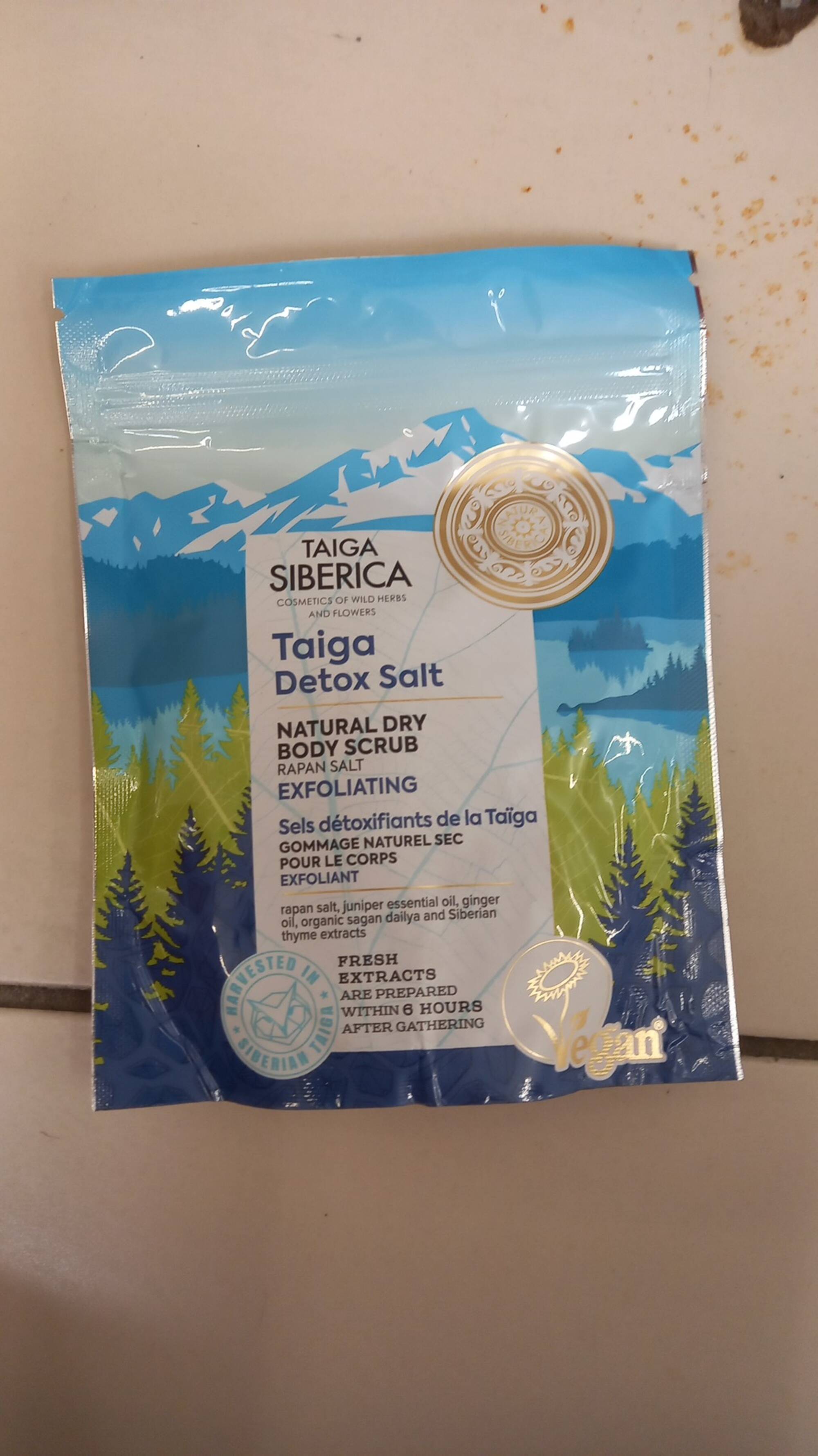 NATURA SIBERICA - Taiga siberica - Taiga detox salt Gommage naturel sec
